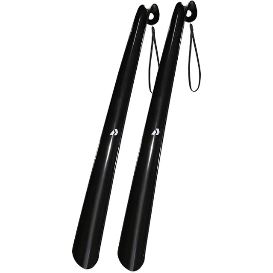 Shoe Horn Long Handle for Seniors - 16.5" Straight & Sturdy Long Shoe Horn for Men, Women