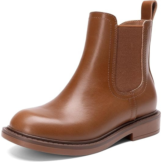 Girls Ankle Boots with Side Zipper Chelsea Booties Low Heels Girl Fashion Shoes for Toddler/Little Kid/Big Kid