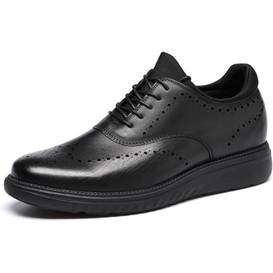 Mens Dress Casual Oxfords Shoes Lace-up Fashion Shoes Brogue