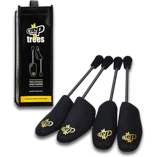 Protect Shoe Shaper Trees (2 Pairs) Prevents Creases & Maintains Sneaker Shape | Fits US 6-13 (Black)