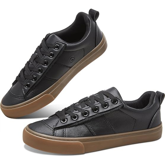 Women Tennis Fashion Shoes Casual Leather Sneakers Comfortable Court Sneakers