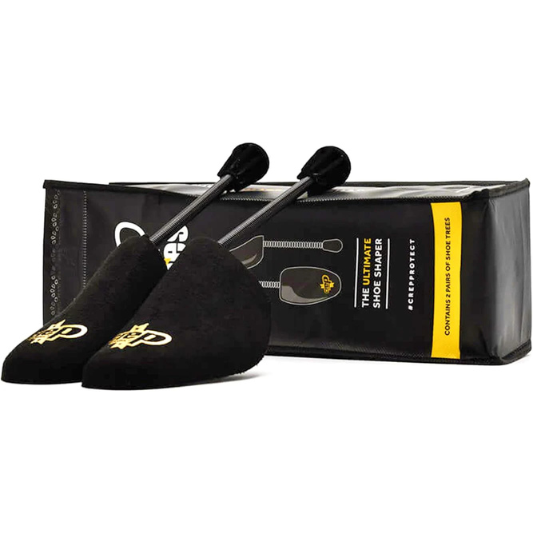 Protect Shoe Shaper Trees (2 Pairs) Prevents Creases & Maintains Sneaker Shape | Fits US 6-13 (Black)