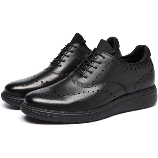 Mens Dress Casual Oxfords Shoes Lace-up Fashion Shoes Brogue