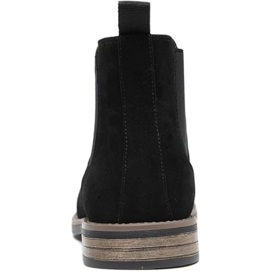 Men's Chelsea Boots Casual Classic Comfy Slip-On Suede Chukka Mens Ankle Boot
