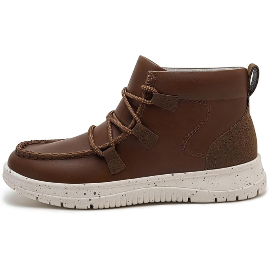 Women's Lace Up Ankle Boots Casual Comfortable Lightweight Walking Flat Ankle Booties