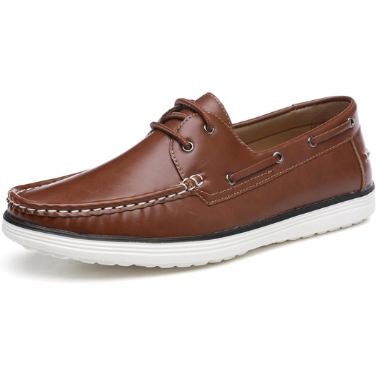 Men Comfy Slip-on Lightweight Penny Loafers Men's Casual Dress Shoes Black