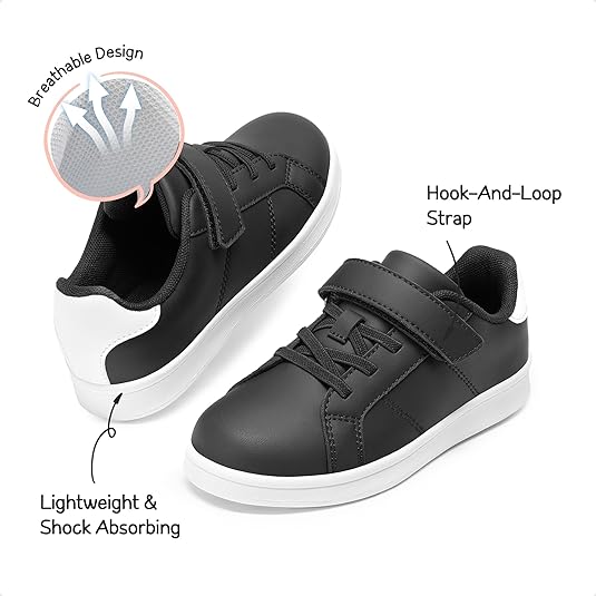 Girls Boys Sneakers Tennis School Shoes Casual Walking Storybook Footwear for Little/Big Kids