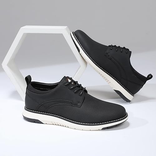 Mens Dress Shoes Casual Oxford Shoes Business Formal Derby Sneakers Walking Shoe