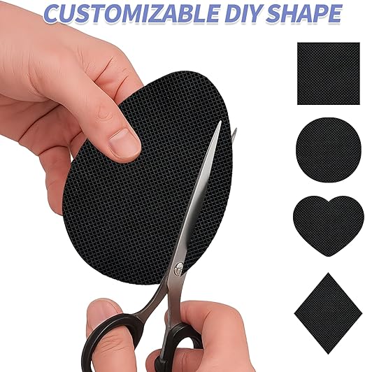 24pcs Non-Slip Shoe Pads for Shoe Bottoms, High Heels Sole Protectors, Superior Rubber Self-Adhesive Anti-Slip Shoe Stickers