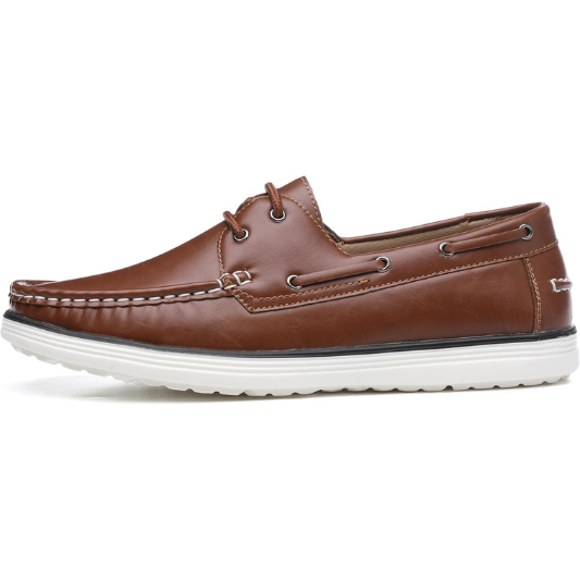 Men Comfy Slip-on Lightweight Penny Loafers Men's Casual Dress Shoes Black