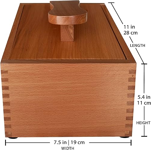 Shoe Shine Valet Box - Hardwood Boot & Shoe Care