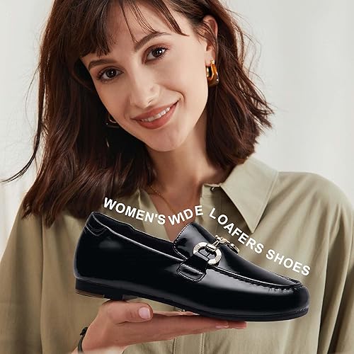 Womens Loafers Shoes Fashion Low Heel Slip on Shoes Comfortable Driving Flats